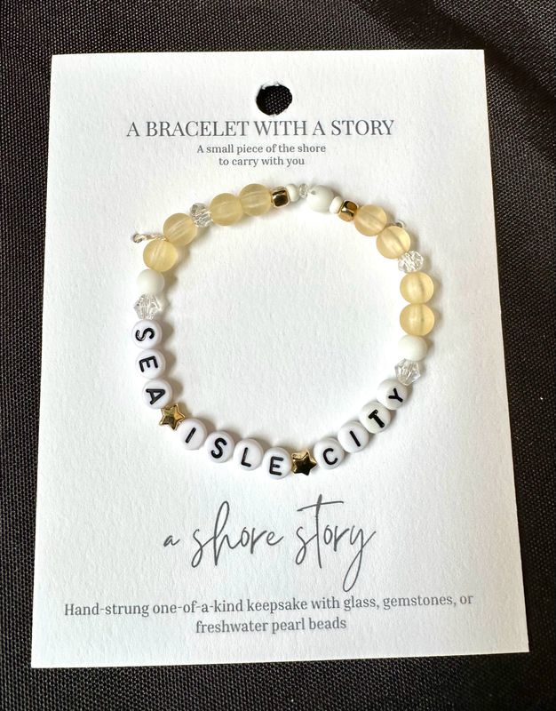 Shore Story Bracelet - Sea Isle City (includes free gift pouch)