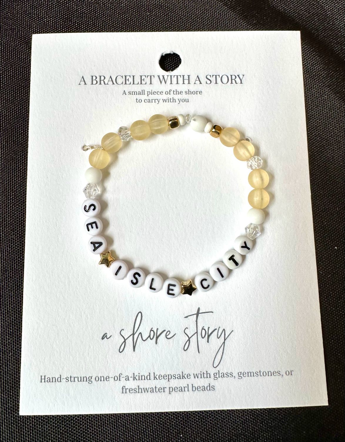 Shore Story Bracelet - Sea Isle City (includes free gift pouch)