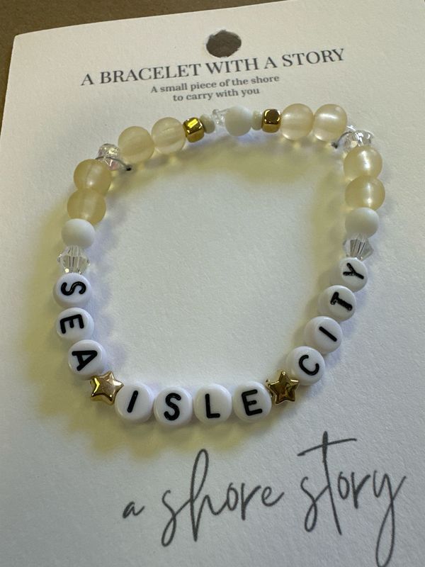 Shore Story Bracelet - Sea Isle City (includes free gift pouch)