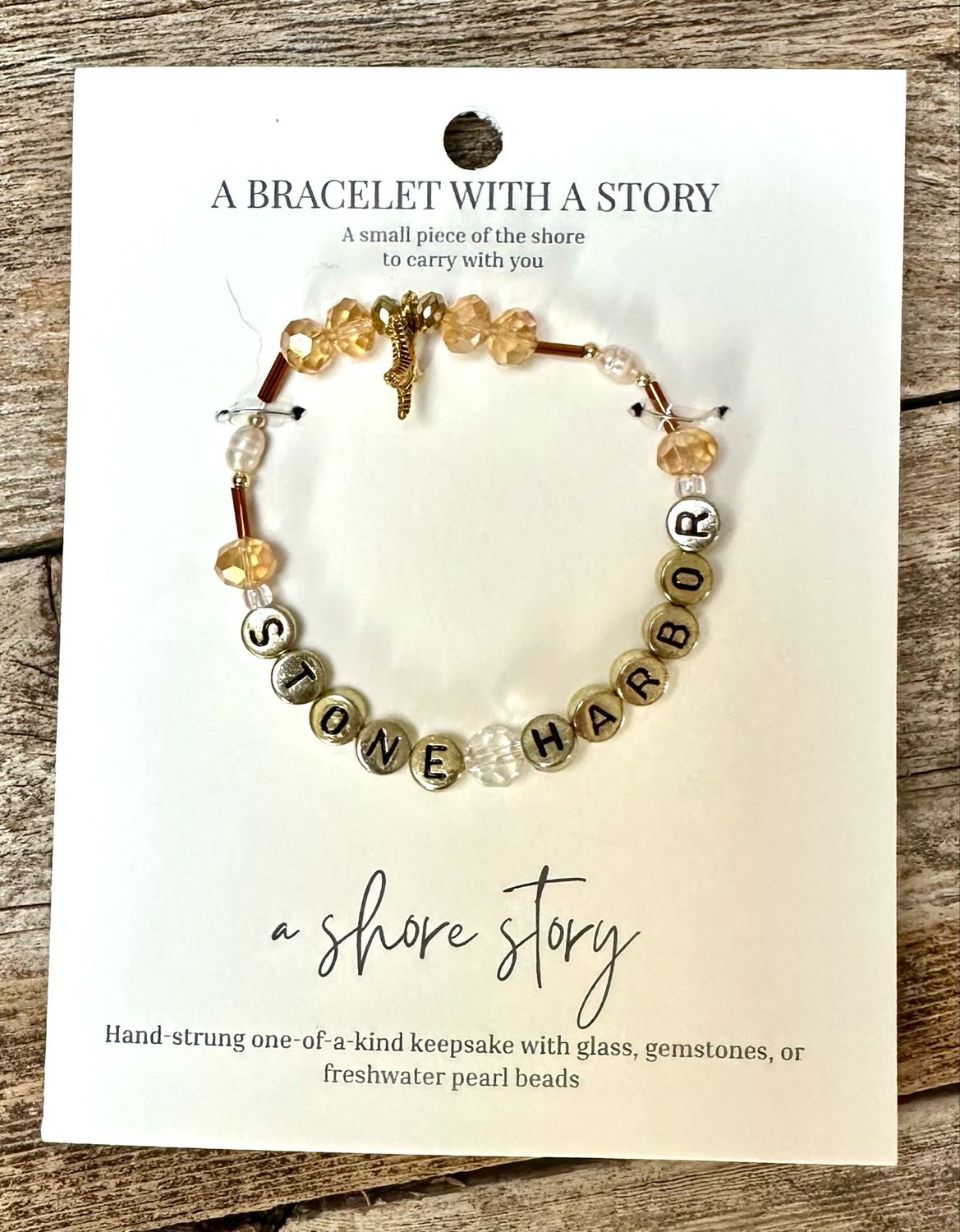 Shore Story Bracelet - Stone Harbor (includes free gift pouch)