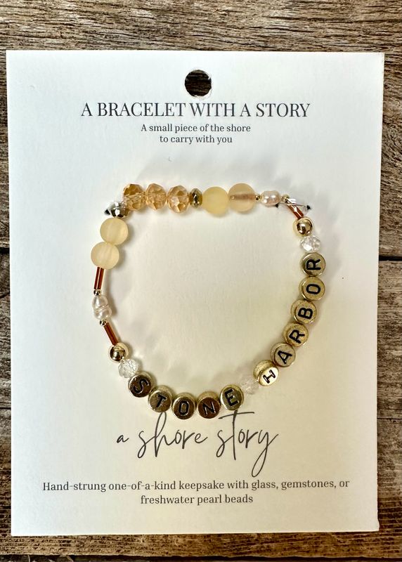 Shore Story Bracelet - Stone Harbor (includes free gift pouch)
