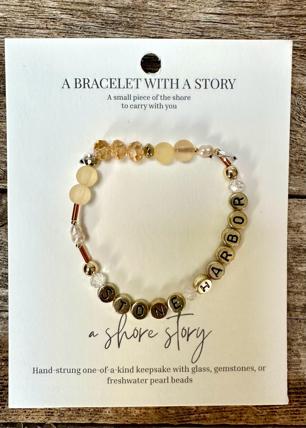 Shore Story Bracelet - Stone Harbor (includes free gift pouch)