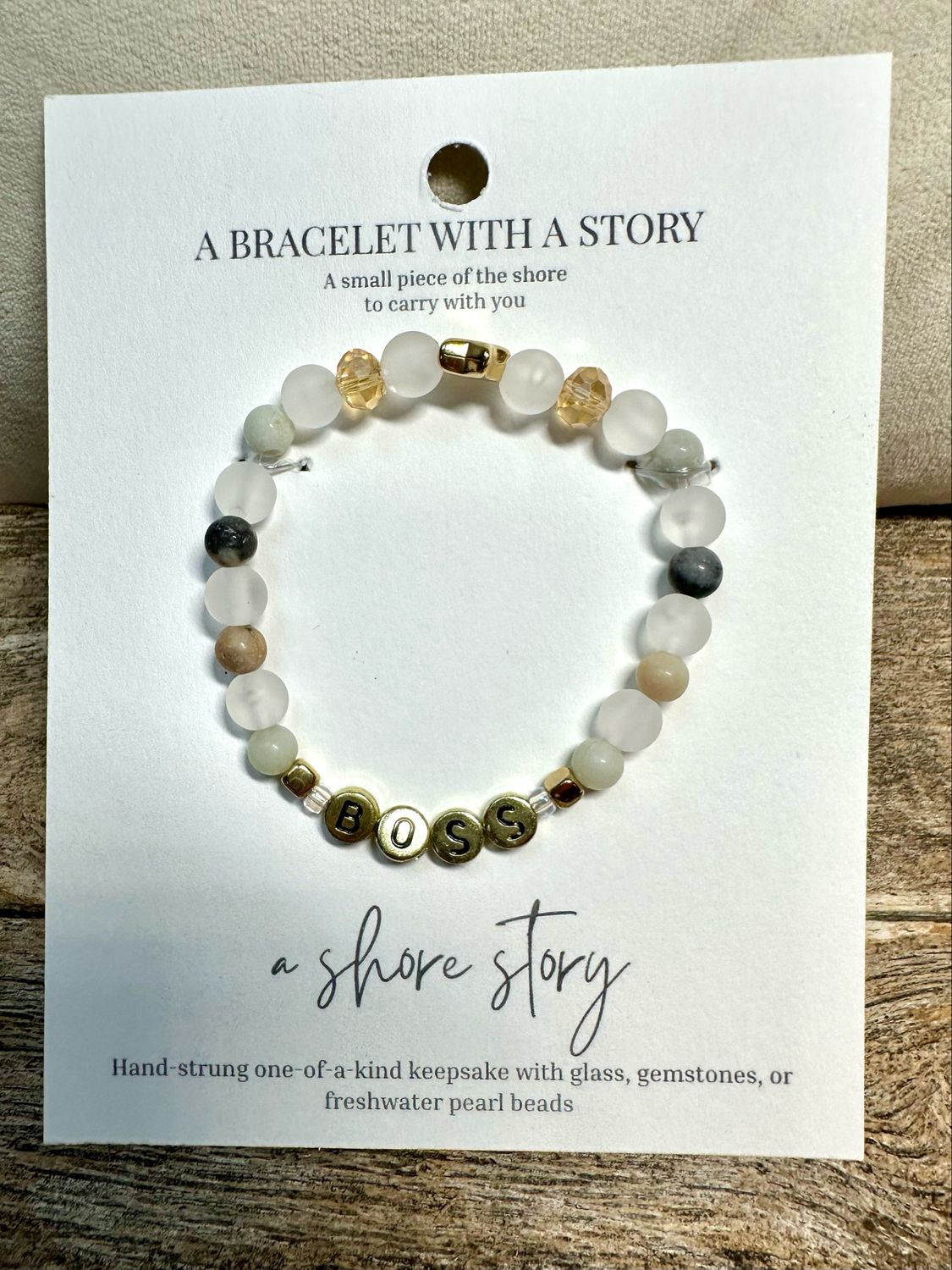 Shore Story Bracelet - Boss (includes free gift pouch)