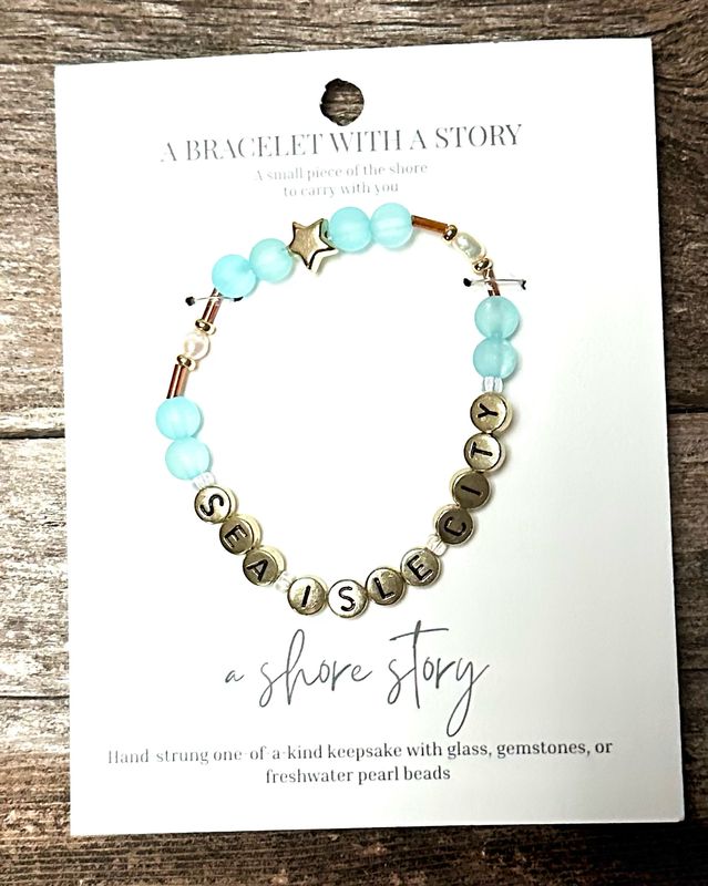 Shore Story Bracelet - Sea Isle City (includes free gift pouch)