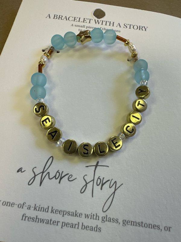 Shore Story Bracelet - Sea Isle City (includes free gift pouch)