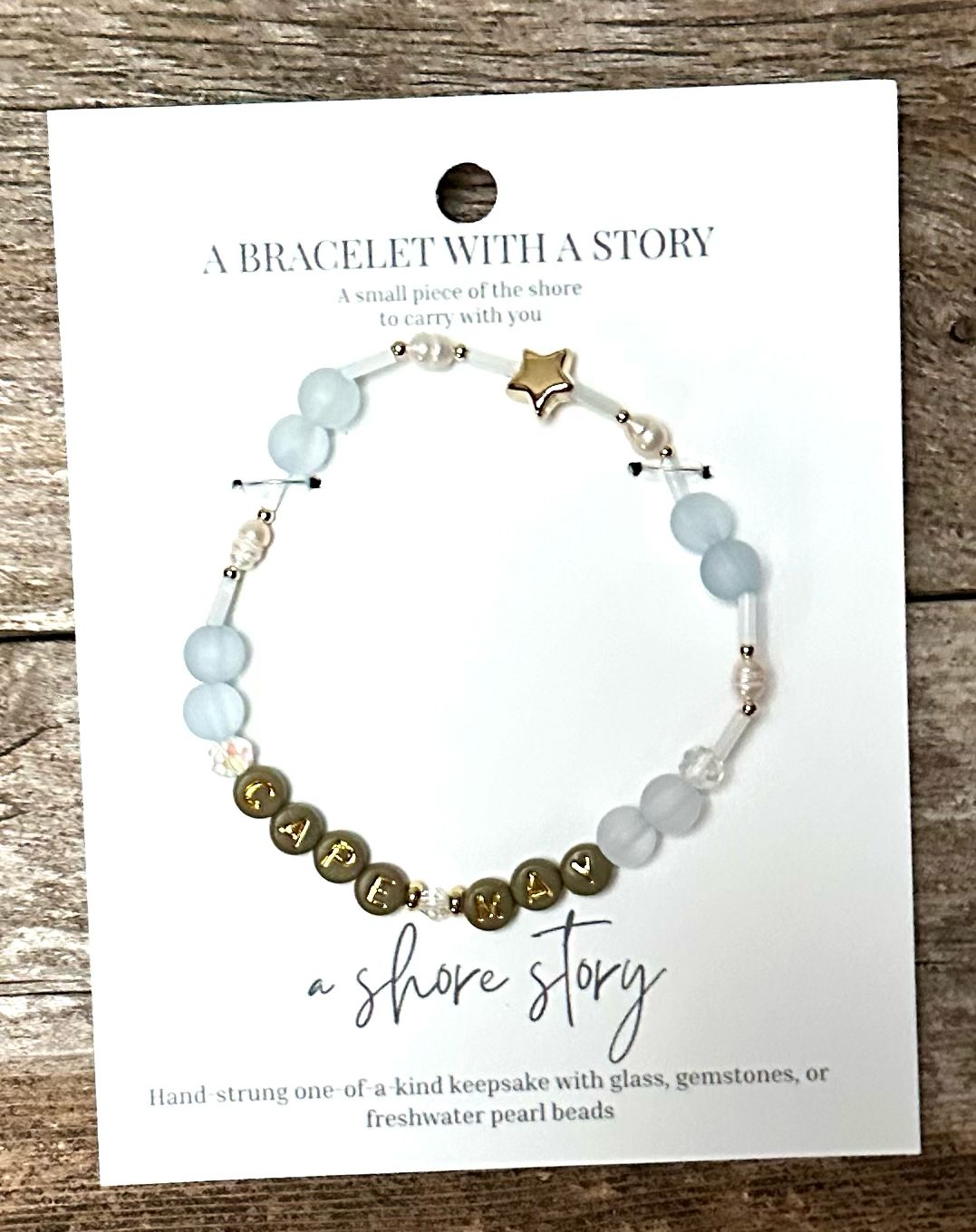 Shore Story Bracelet - Cape May (includes free gift pouch)