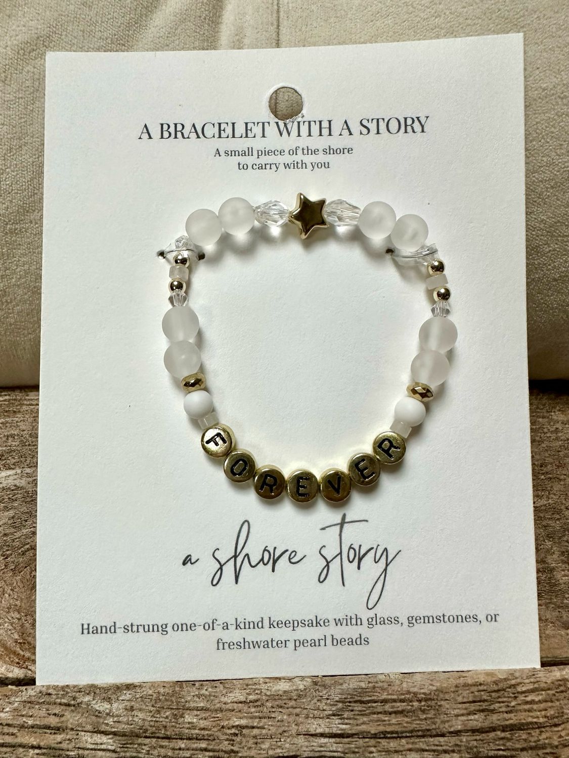 Shore Story Bracelet Wedding Collection - Forever (includes free gift pouch)