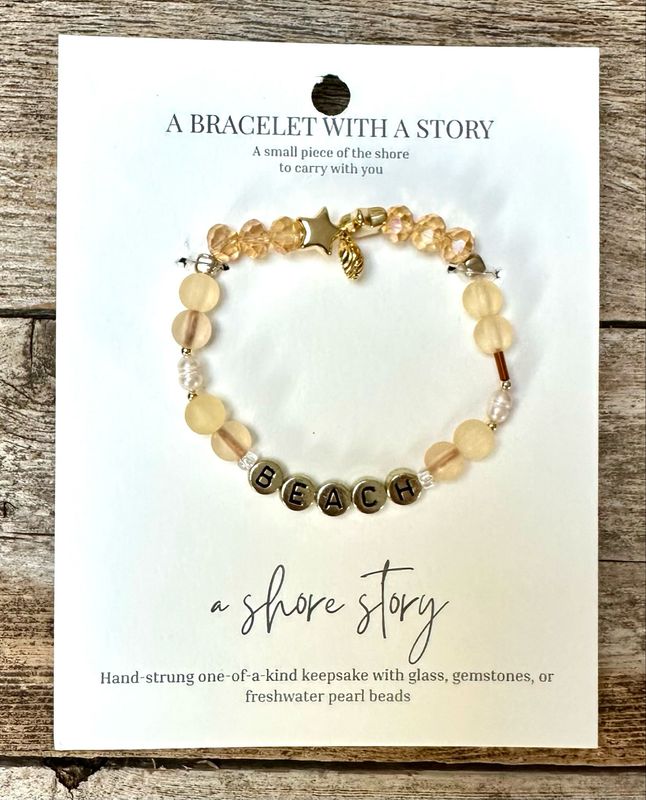 Shore Story Bracelet - Beach (includes free gift pouch)