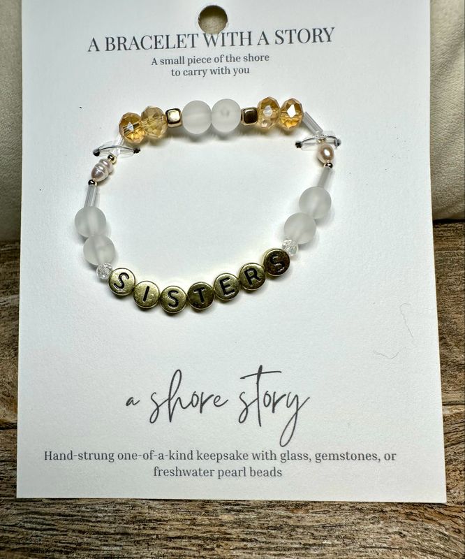 Shore Story Bracelet - Sisters (includes free gift pouch)