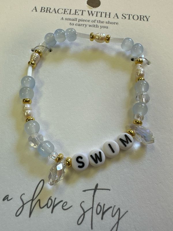 Shore Story Bracelet - Swim (includes free gift pouch)