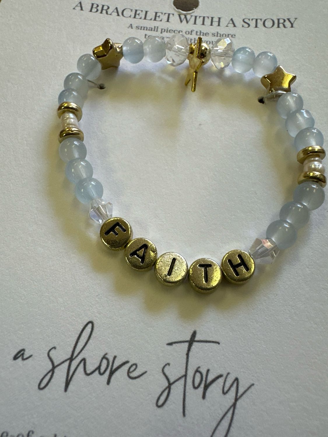 Shore Story Bracelet - Faith (includes free gift pouch)