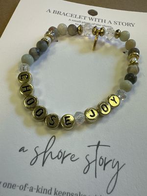 Shore Story Bracelet - Choose Joy (includes free gift pouch)