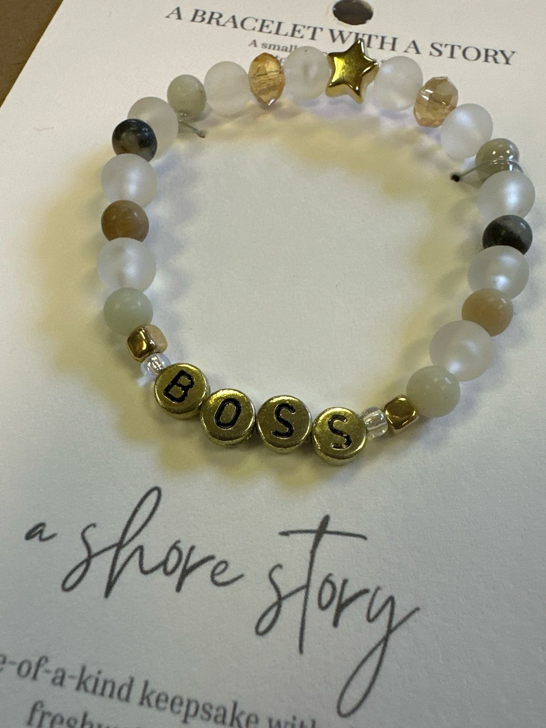 Shore Story Bracelet - Boss (includes free gift pouch)