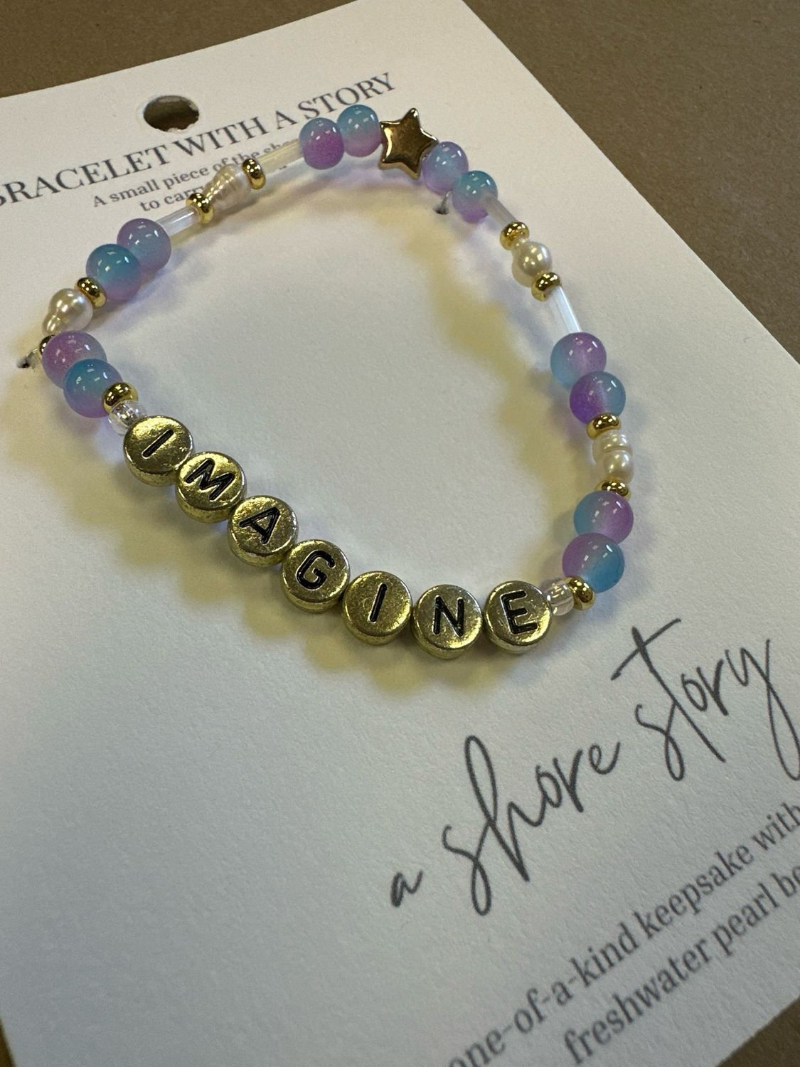 Shore Story Bracelet - Imagine (includes free gift pouch)
