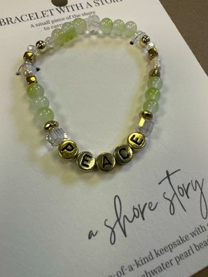 Shore Story Bracelet - Peace (includes free gift pouch)
