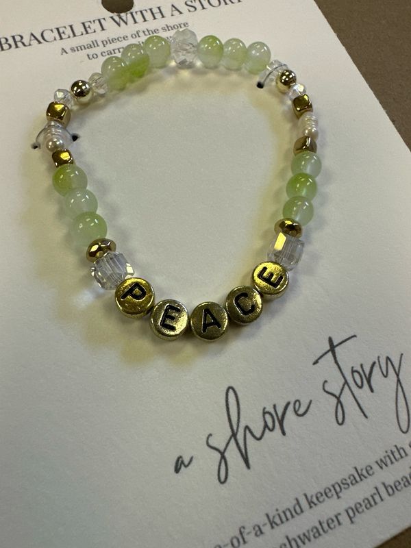 Shore Story Bracelet - Peace (includes free gift pouch)