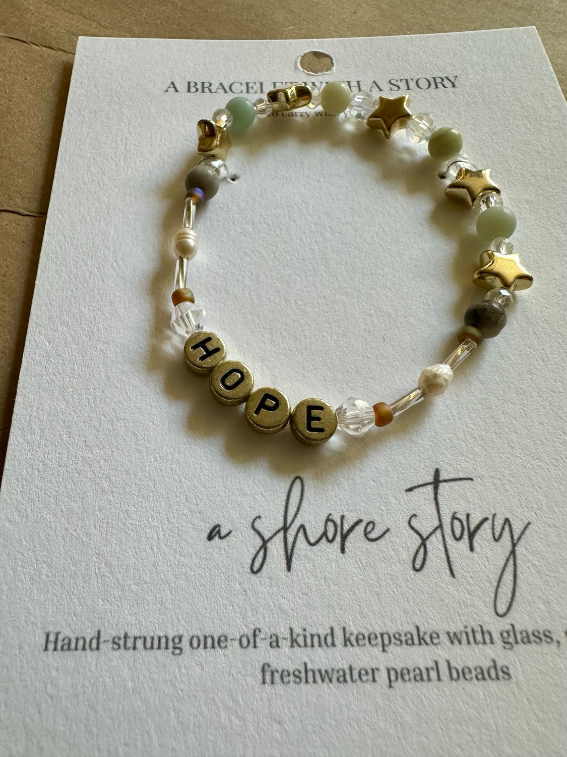 Shore Story Bracelet - Hope (includes free gift pouch)