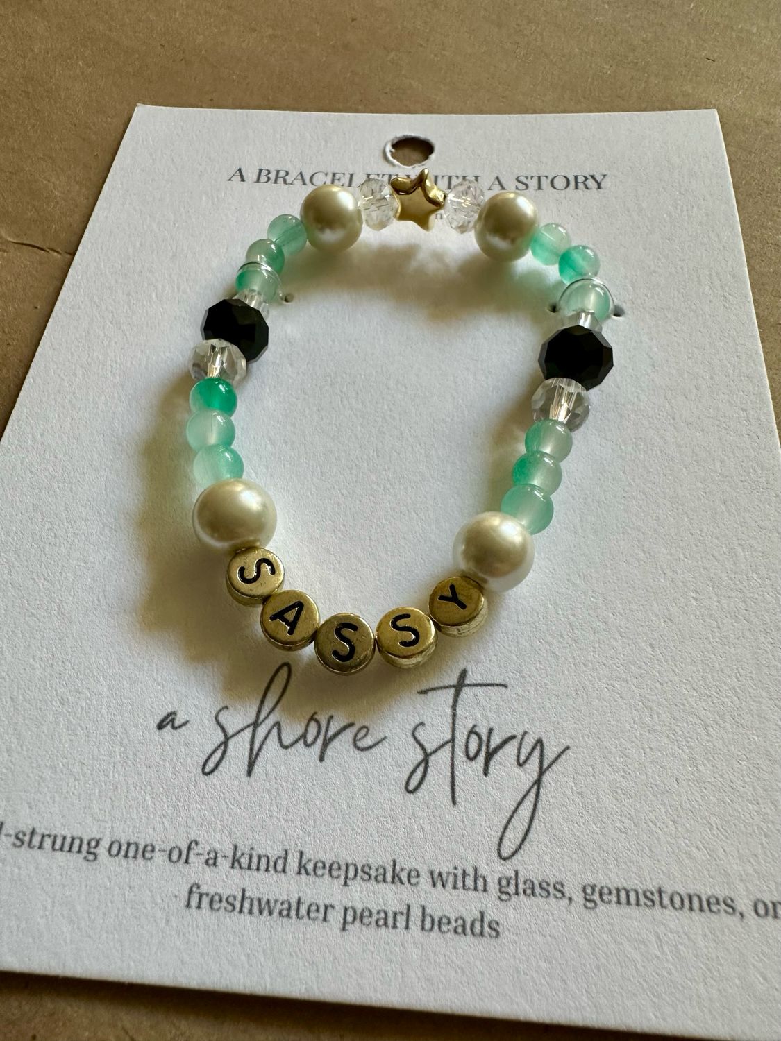 Shore Story Bracelet - Sassy (includes free gift pouch)