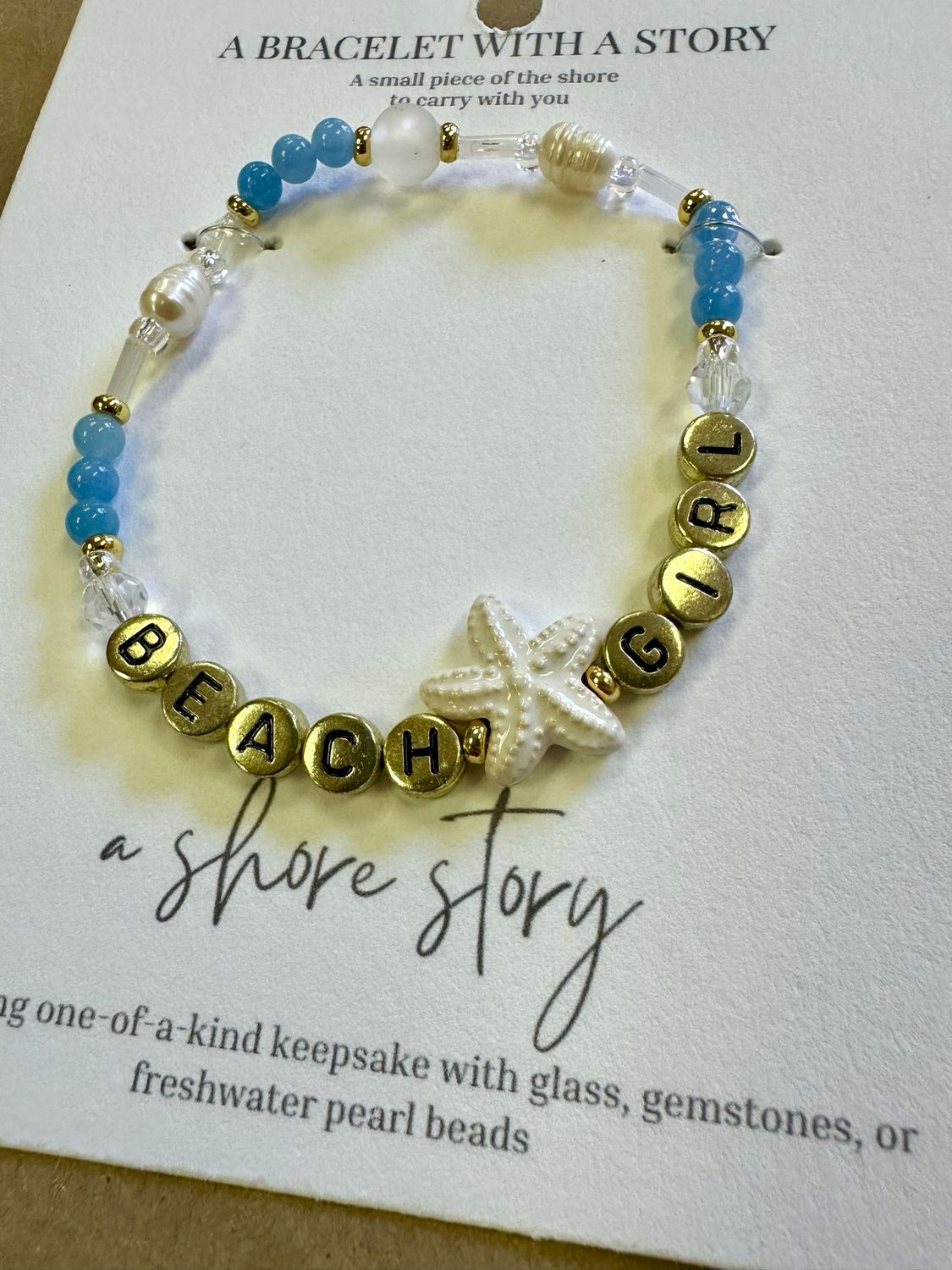 Shore Story Bracelet - Beach Girl (includes free gift pouch)