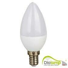 Λάμπα led κερί Ε14 LED 3 Watt Diolamp.
