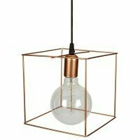 ​Lighting cage 20x20cm 1 / Φ bronze VK / 0307 / COP.