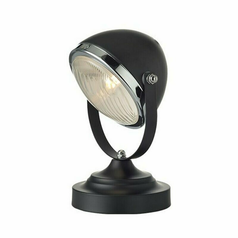 ​Table lamp single light black matte black Aca Decor