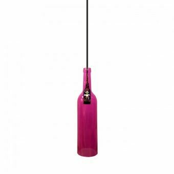 ​Single light Ceiling Lamp Pink in the shape of a bottle V-TAC.