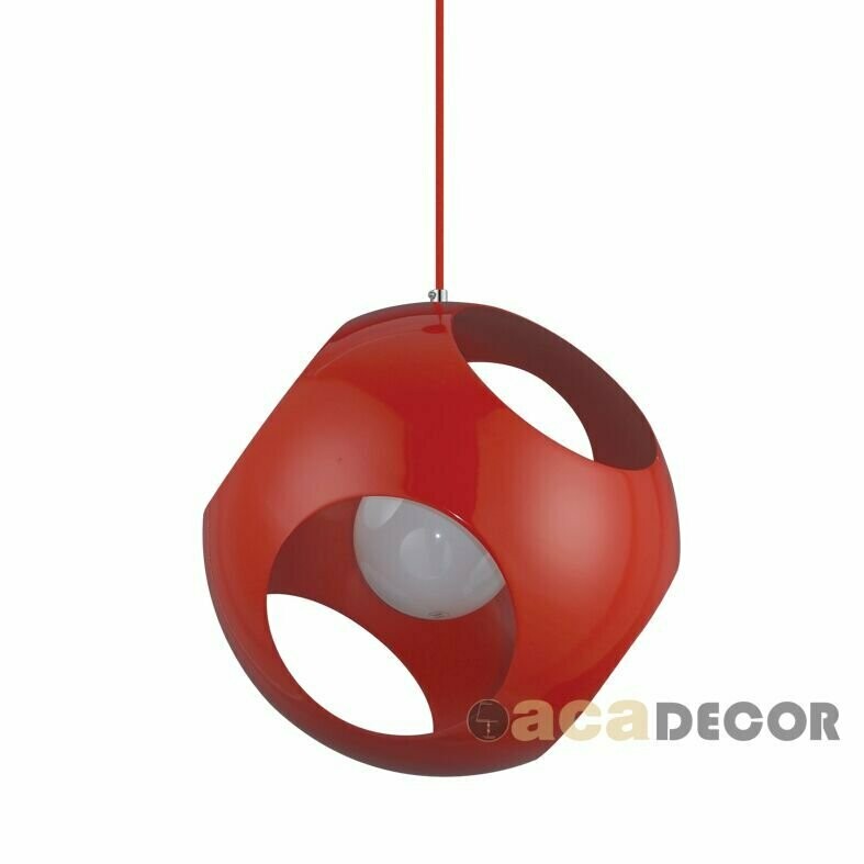 ​Ceiling lamp Hanging red metal Φ35 ACA