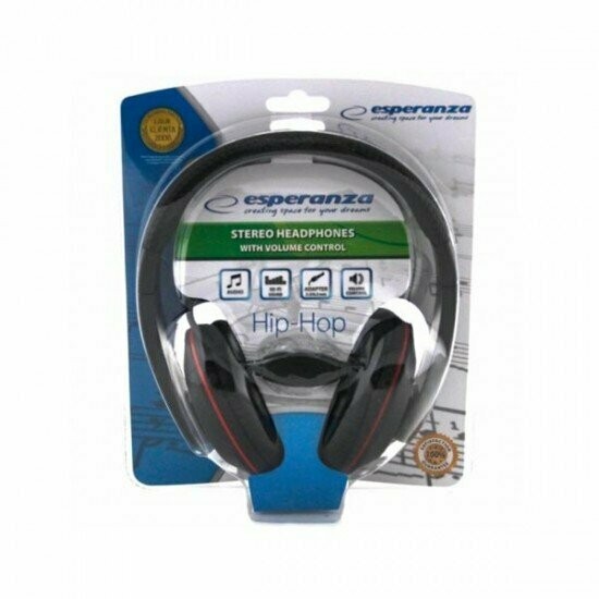 ​Headphone with 5m foldable ESPERANZA cable.