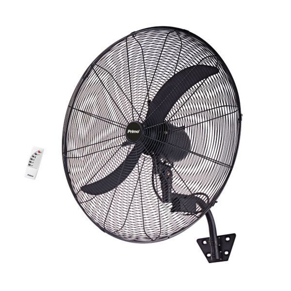 ​Metal wall fan 65cm. PRIMO PRWF-80455 with remote control and silent operation.
