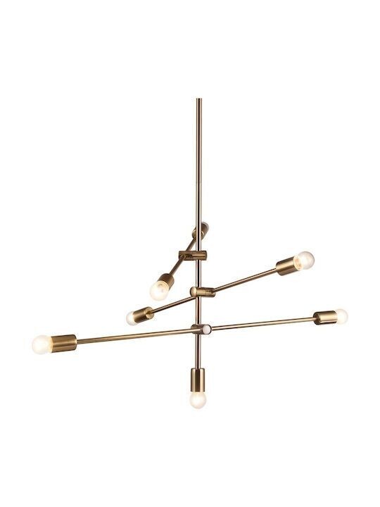 Luther vintage hanging lamp Aca decor.