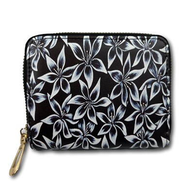 Compact Wallet - White Lily