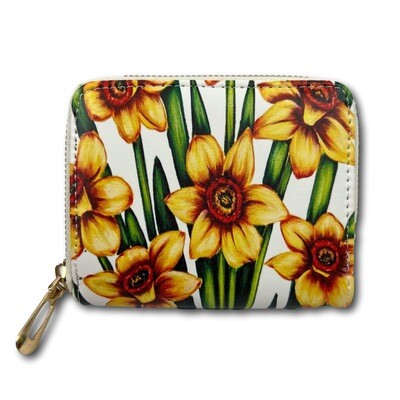 Compact Wallet - Daffodils