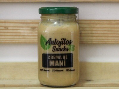 Crema de Mani y crema de almendras