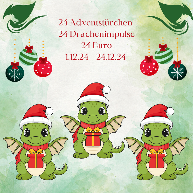 Adventskalender 24 Drachentürchen