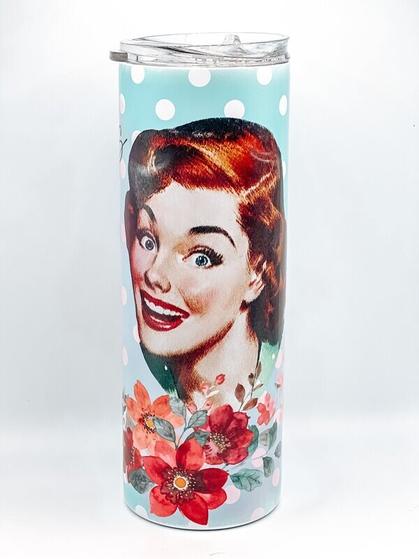 Some moms cuss too much - Retro Housewife Tumbler