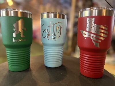 Etched Tumblers