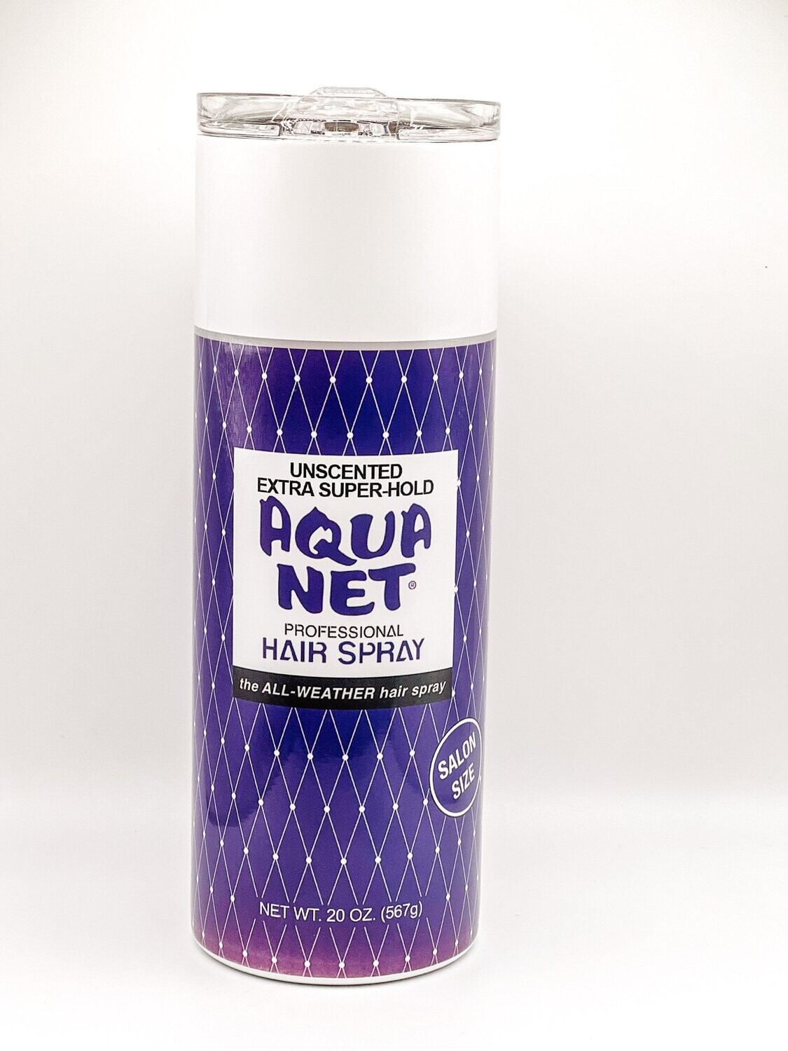 Aqua Net Unscented Extra Super Hold - Purple Tumblers