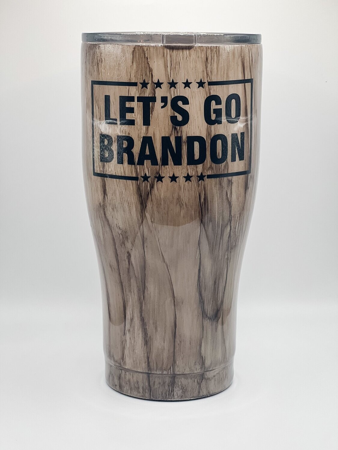 Let's Go Brandon - woodgrain