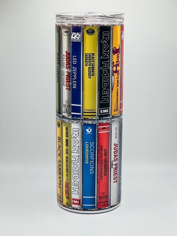 Nostalgic Rock / Heavy Metal Bands Cassette Tape Tumbler