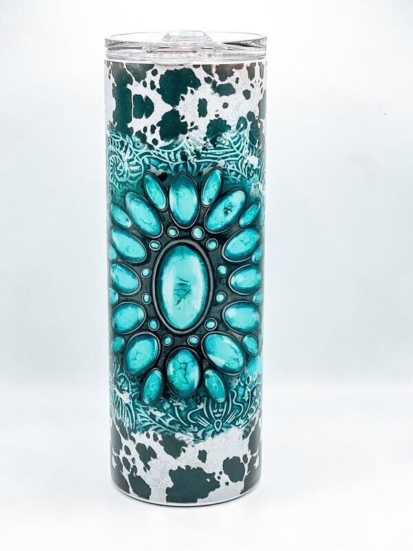 Turquoise Stones Tumbler