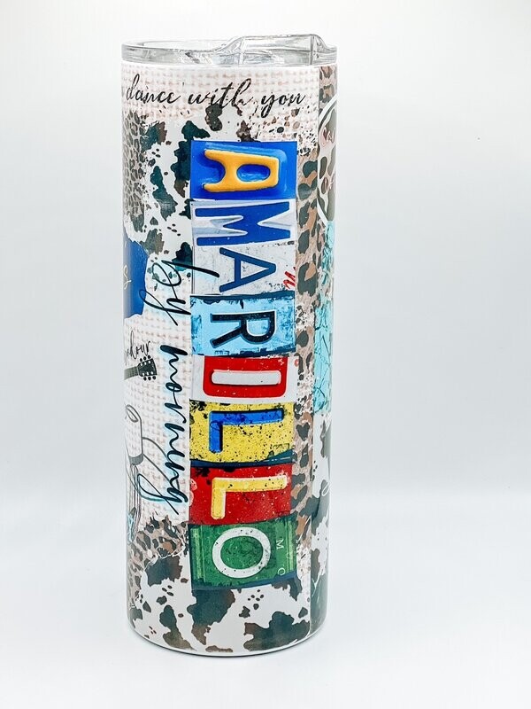 Rustic 90s Country Music Tumbler