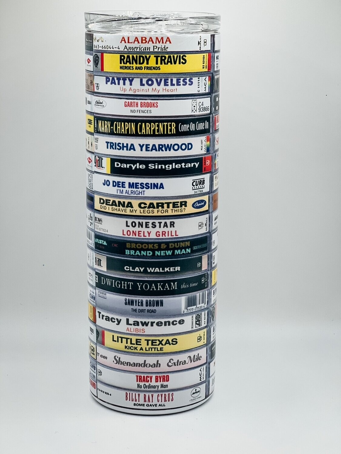 90's Country Cassette Tapes Tumbler