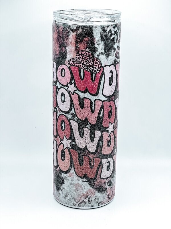 Howdy -  White glitter