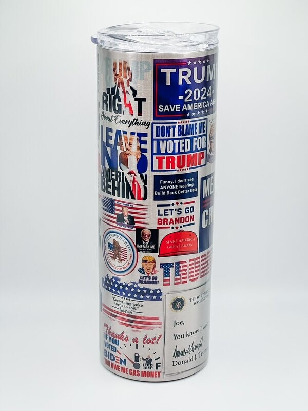 Trump collage Tumbler