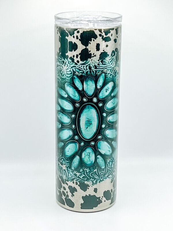 Turquoise Stones Tumbler