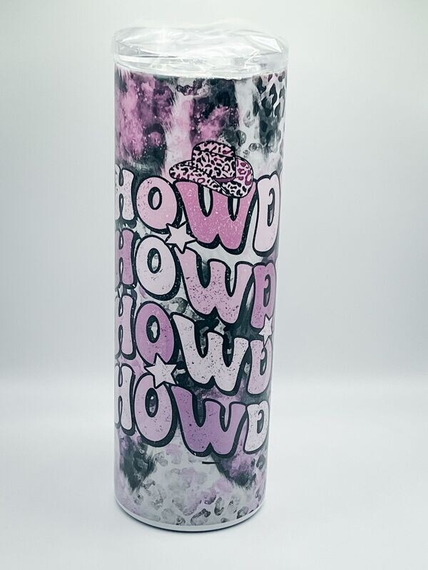 Howdy - Purple Tumbler