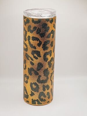Leopard - Gold glitter