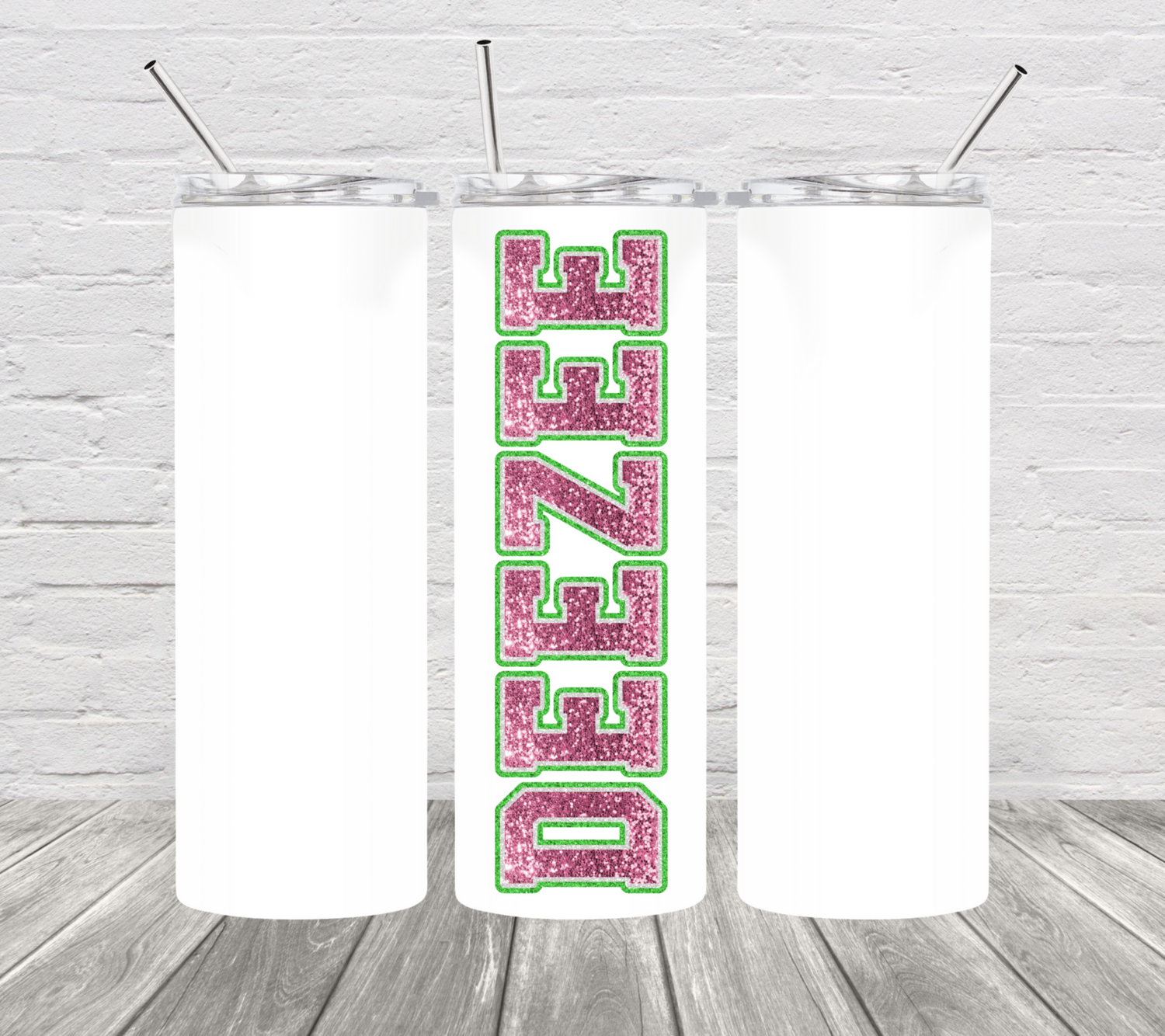 DEEZEE glitter block - light pink Tumbler