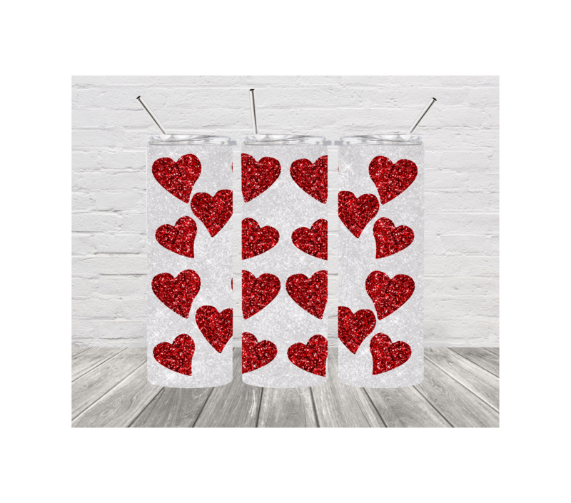 Glitter Hearts